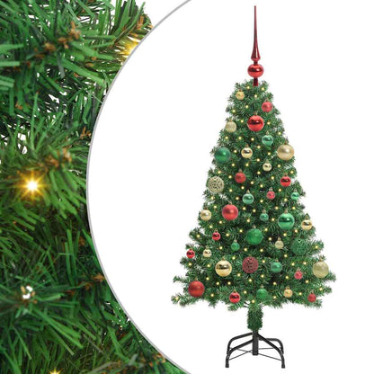 vidaXL Artificial Christmas Tree with 150 LEDs with Stand Green 120 cm - 50154
