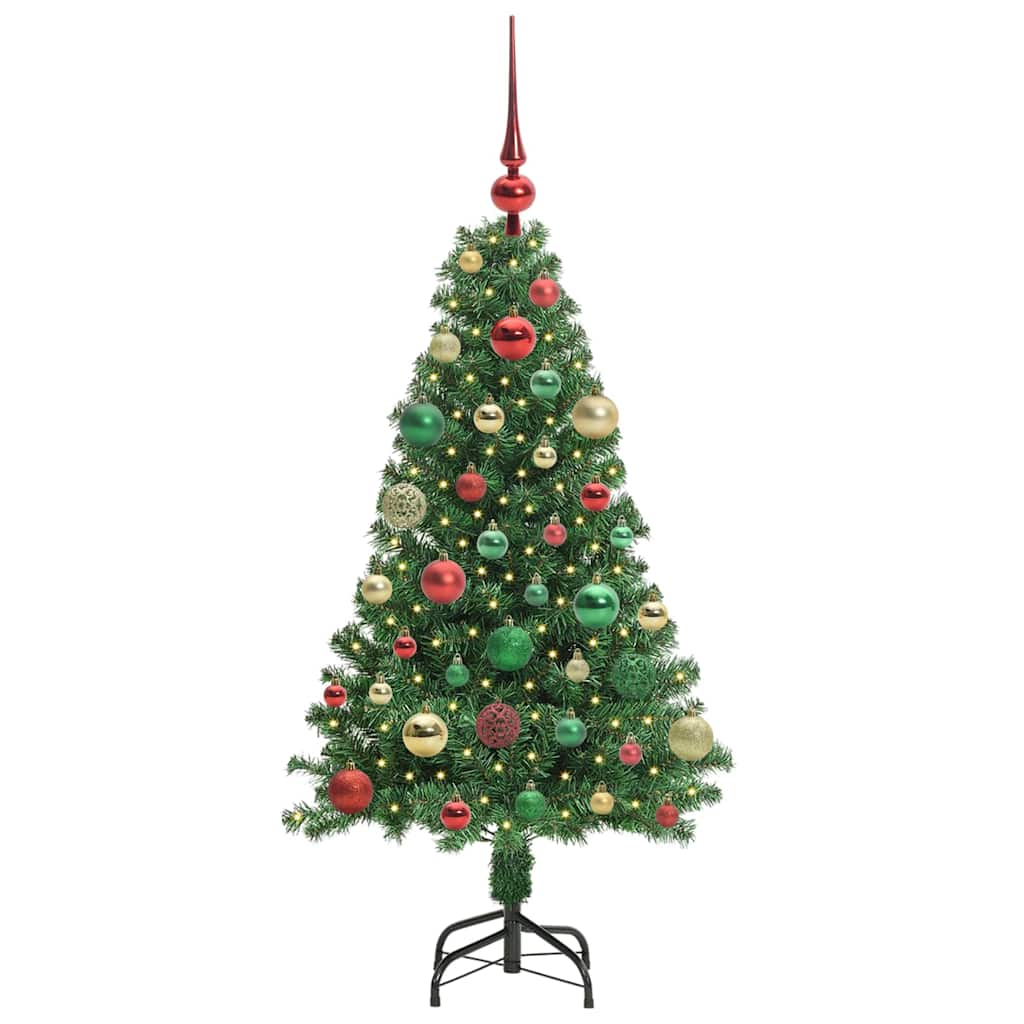vidaXL Artificial Christmas Tree with 150 LEDs with Stand Green 120 cm - 50154