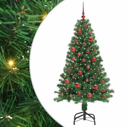 vidaXL Artificial Christmas Tree with 150 LEDs with Stand Green 150 cm - 50158