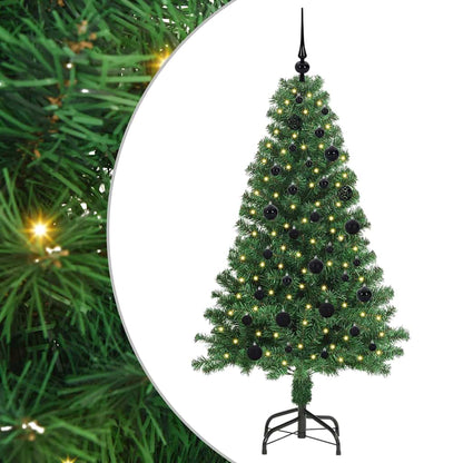 vidaXL Artificial Christmas Tree with 150 LEDs with Stand Green 150 cm - 50169