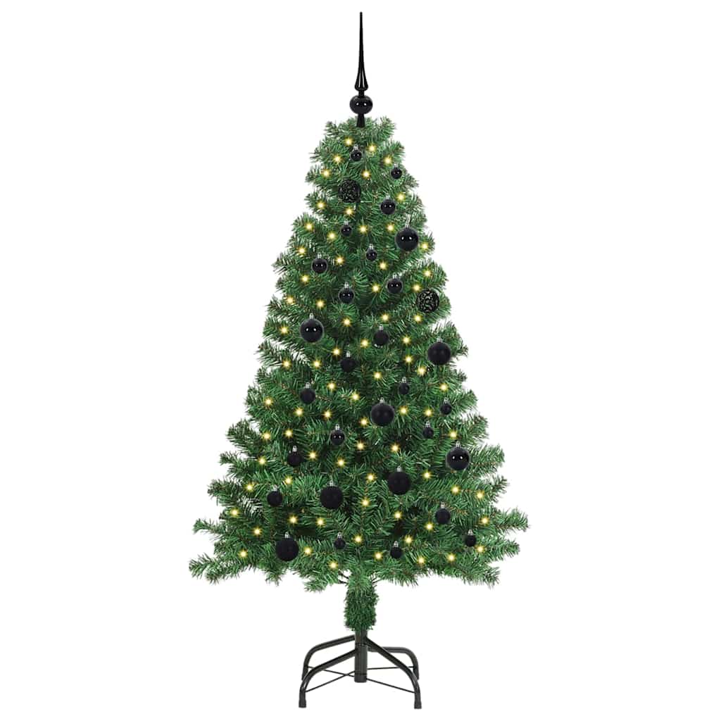vidaXL Artificial Christmas Tree with 150 LEDs with Stand Green 150 cm - 50169