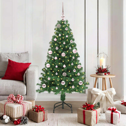 vidaXL Artificial Christmas Tree with 150 LEDs with Stand Green 150 cm - 50182