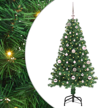 vidaXL Artificial Christmas Tree with 150 LEDs with Stand Green 150 cm - 50182