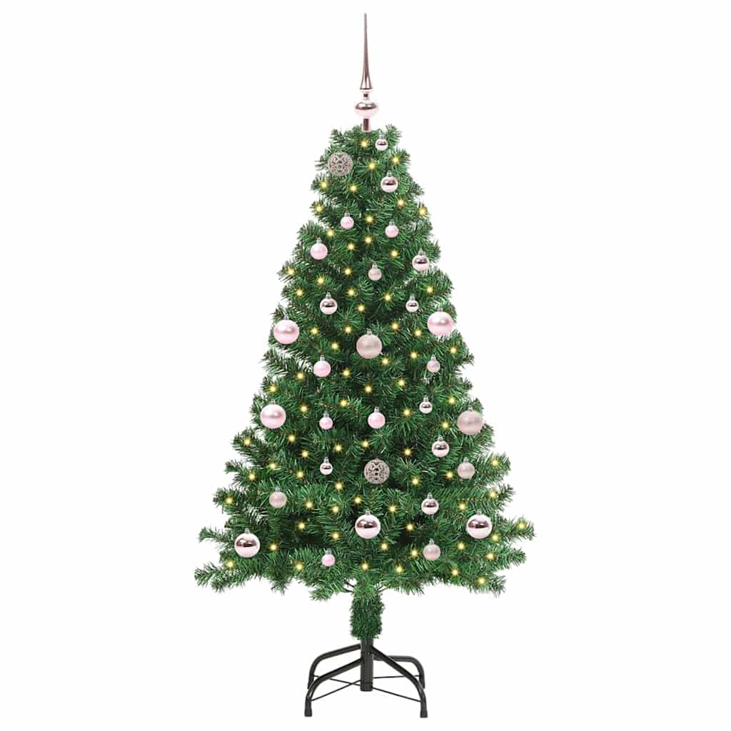 vidaXL Artificial Christmas Tree with 150 LEDs with Stand Green 150 cm - 50182