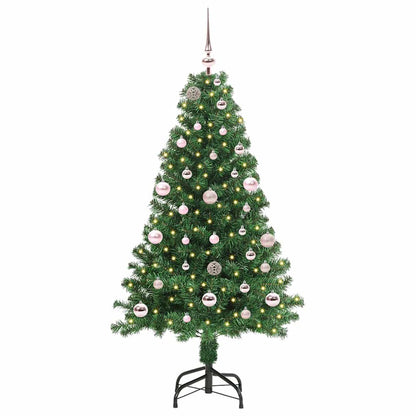 vidaXL Artificial Christmas Tree with 150 LEDs with Stand Green 150 cm - 50182