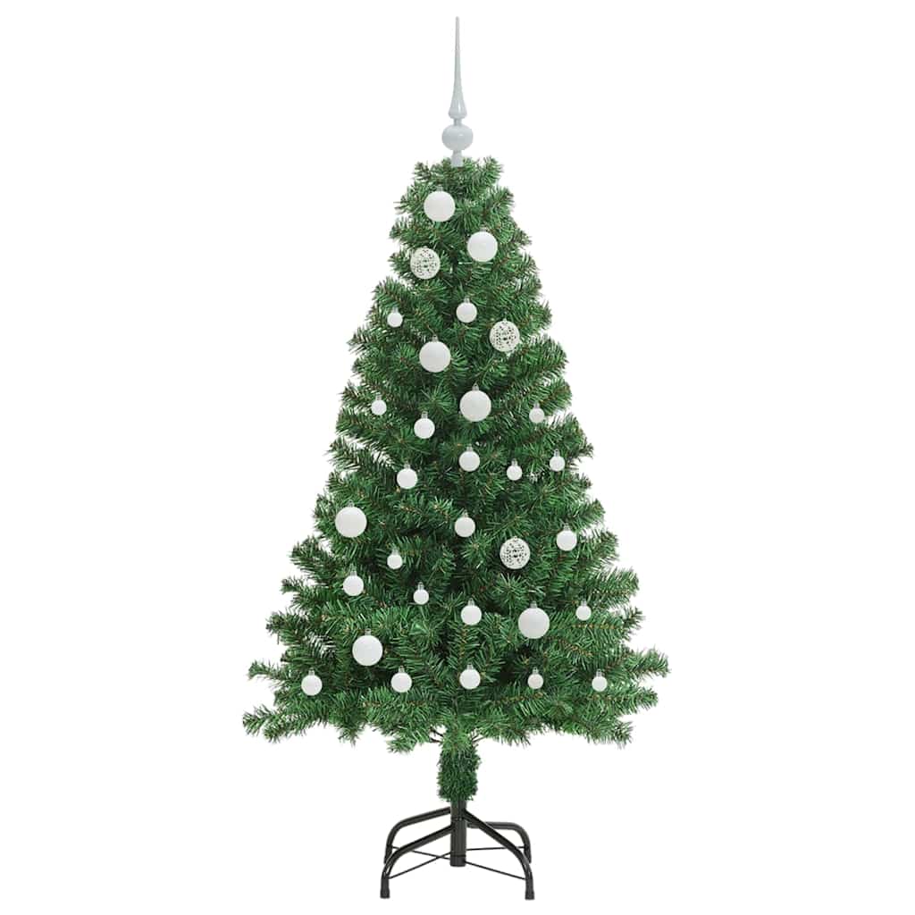 vidaXL Artificial Christmas Tree with 150 LEDs with Stand Green 150 cm - 50195