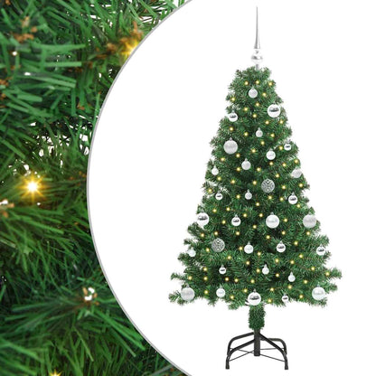 vidaXL Artificial Christmas Tree with 150 LEDs with Stand Green 150 cm - 50207