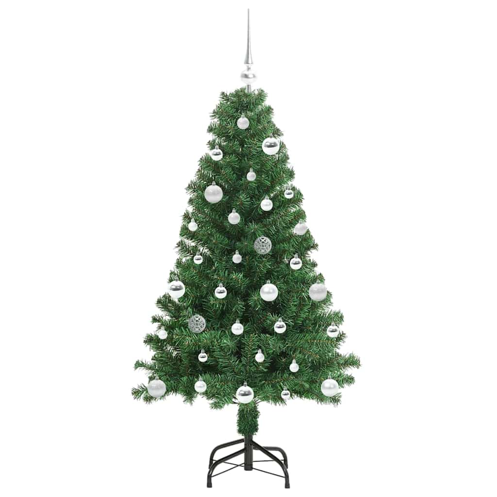 vidaXL Artificial Christmas Tree with 150 LEDs with Stand Green 150 cm - 50207