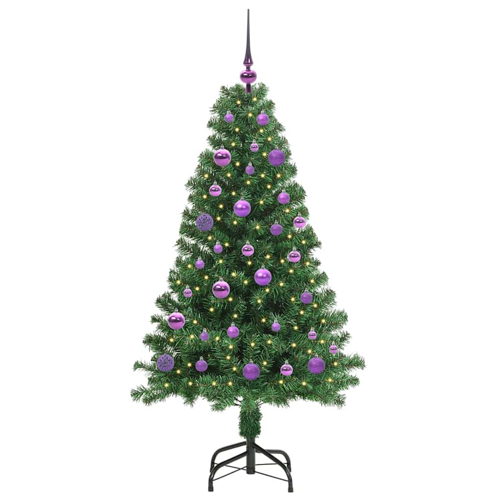 vidaXL Artificial Christmas Tree with 150 LEDs with Stand Green 150 cm - 50208