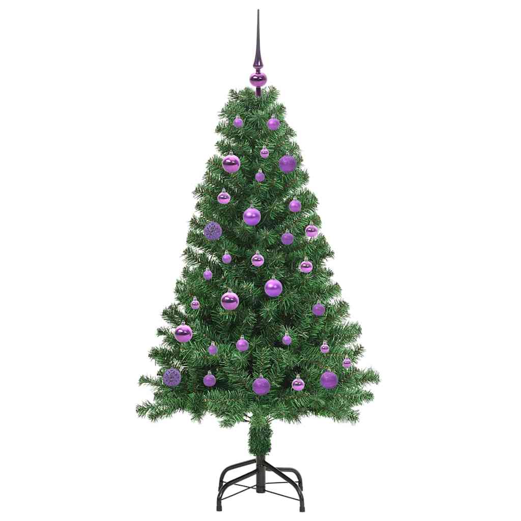 vidaXL Artificial Christmas Tree with 150 LEDs with Stand Green 150 cm - 50208