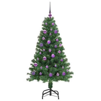 vidaXL Artificial Christmas Tree with 150 LEDs with Stand Green 150 cm - 50208