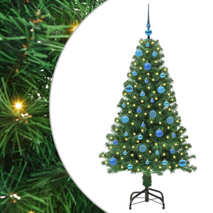 vidaXL Artificial Christmas Tree with 150 LEDs with Stand Green 150 cm - 50221