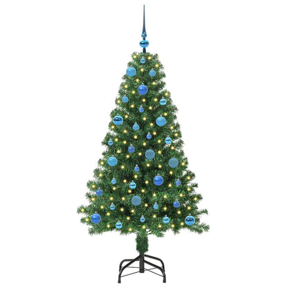 vidaXL Artificial Christmas Tree with 150 LEDs with Stand Green 150 cm - 50221