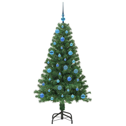 vidaXL Artificial Christmas Tree with 150 LEDs with Stand Green 150 cm - 50221