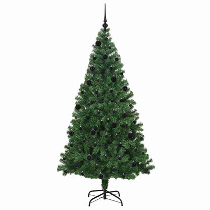 vidaXL Artificial Christmas Tree with 300 LEDs with Stand Green 210 cm - 50235