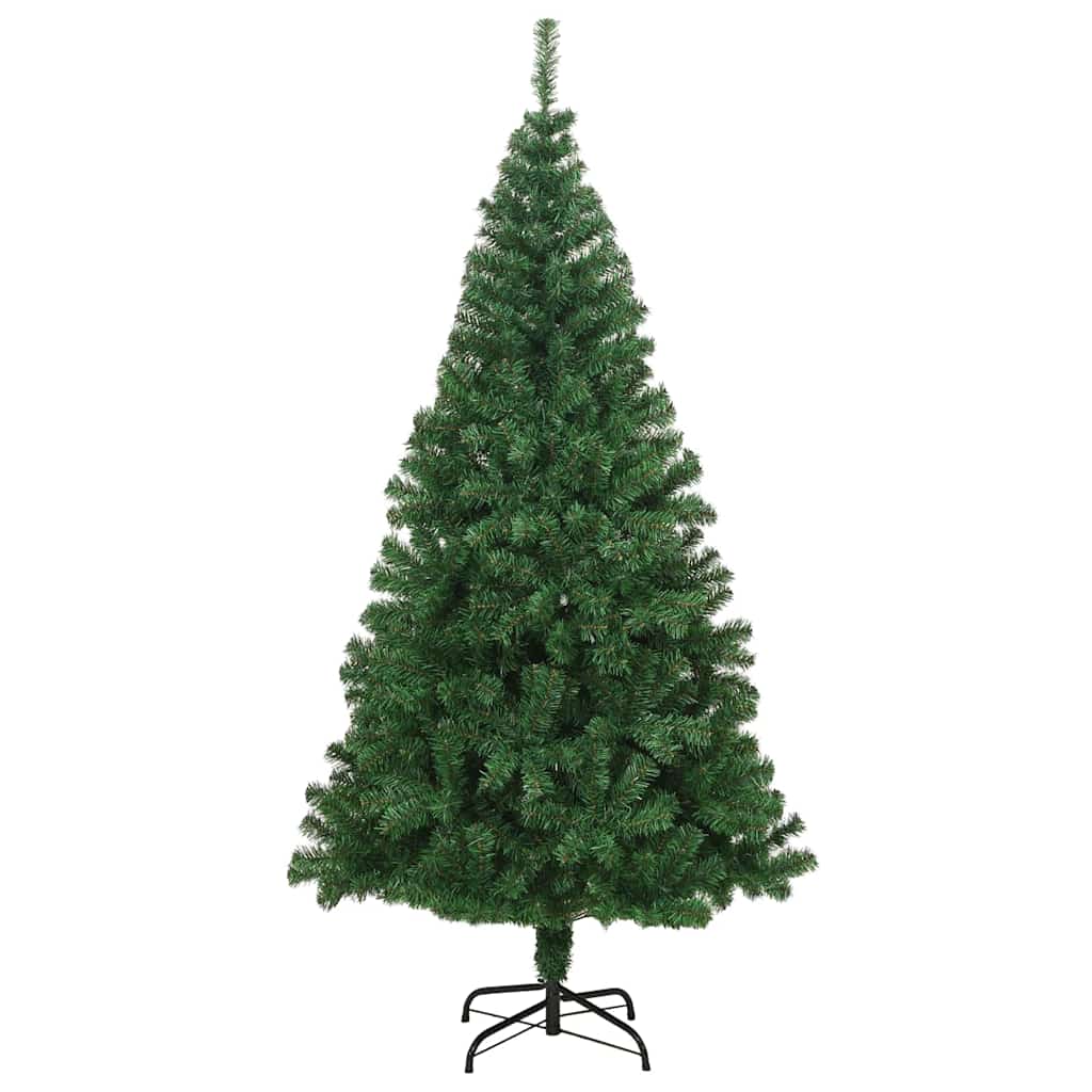 vidaXL Artificial Christmas Tree with 300 LEDs with Stand Green 240 cm - 50254