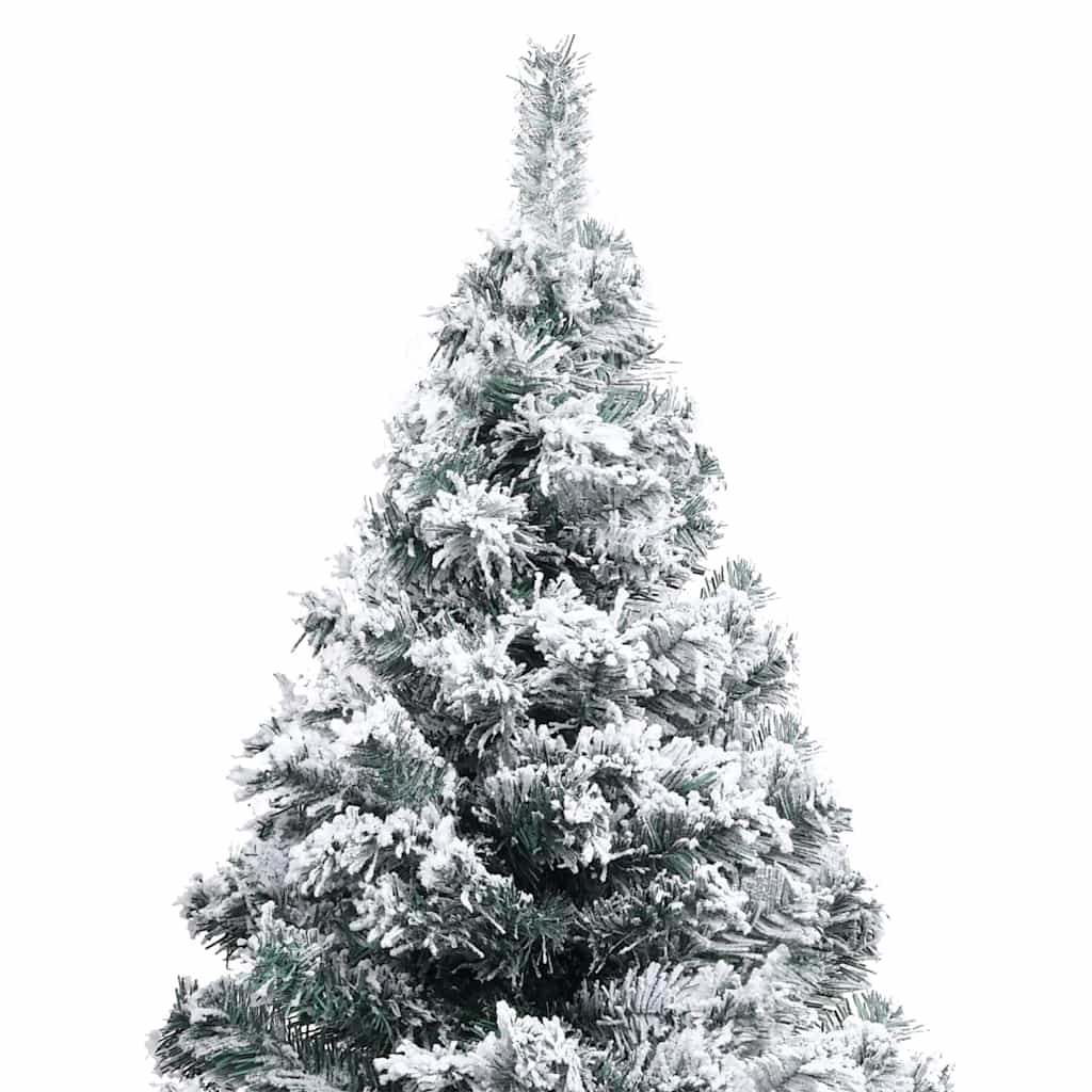 vidaXL Artificial Christmas Tree with 150 LEDs with Stand White 150 cm - 50286