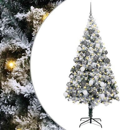 vidaXL Artificial Christmas Tree White 180 cm - 50342