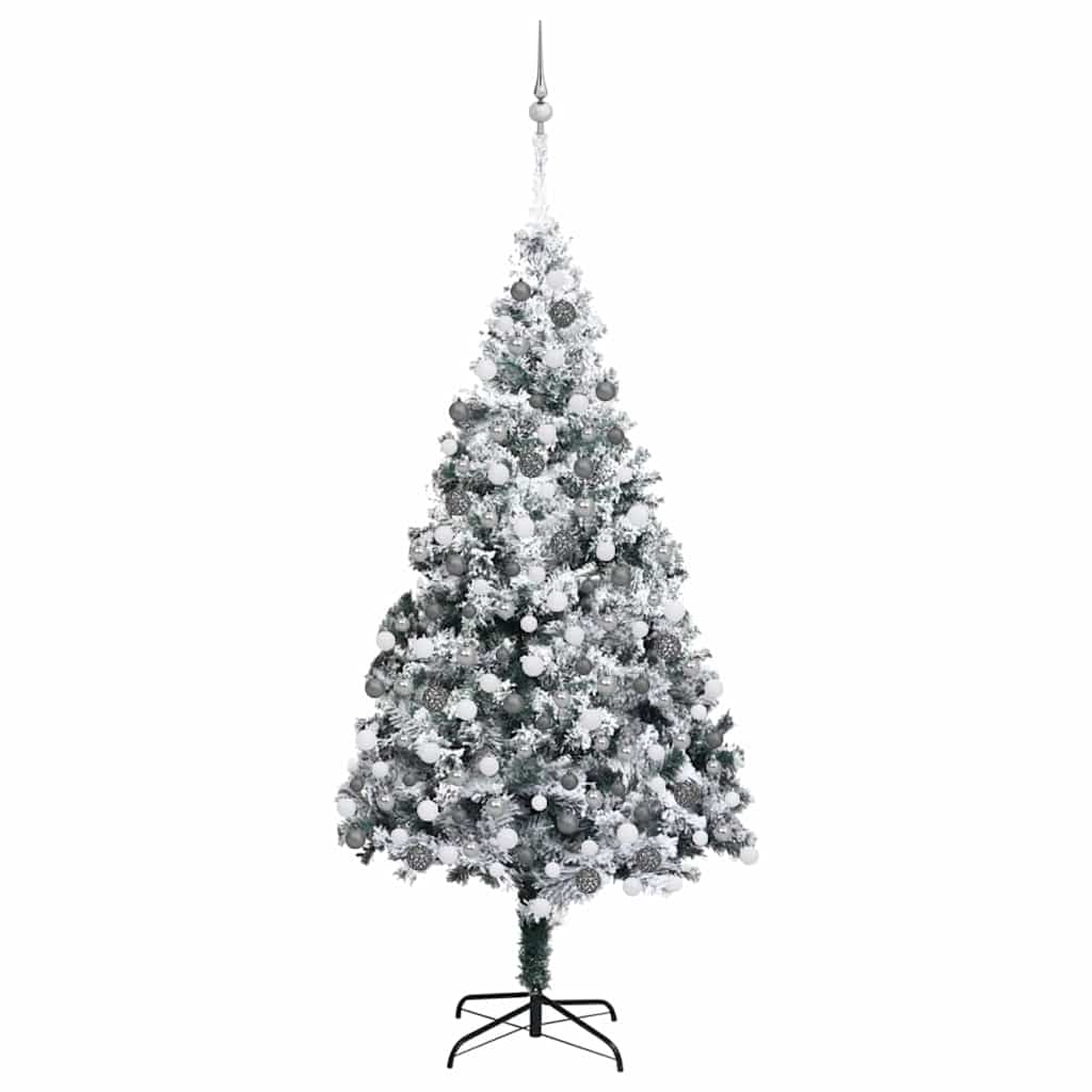 vidaXL Artificial Christmas Tree White 180 cm - 50342