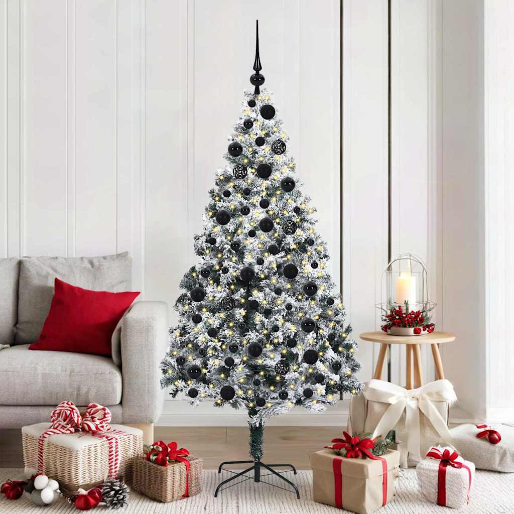 vidaXL Artificial Christmas Tree White 180 cm - 50345