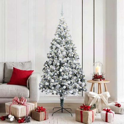 vidaXL Artificial Christmas Tree White 180 cm - 50361