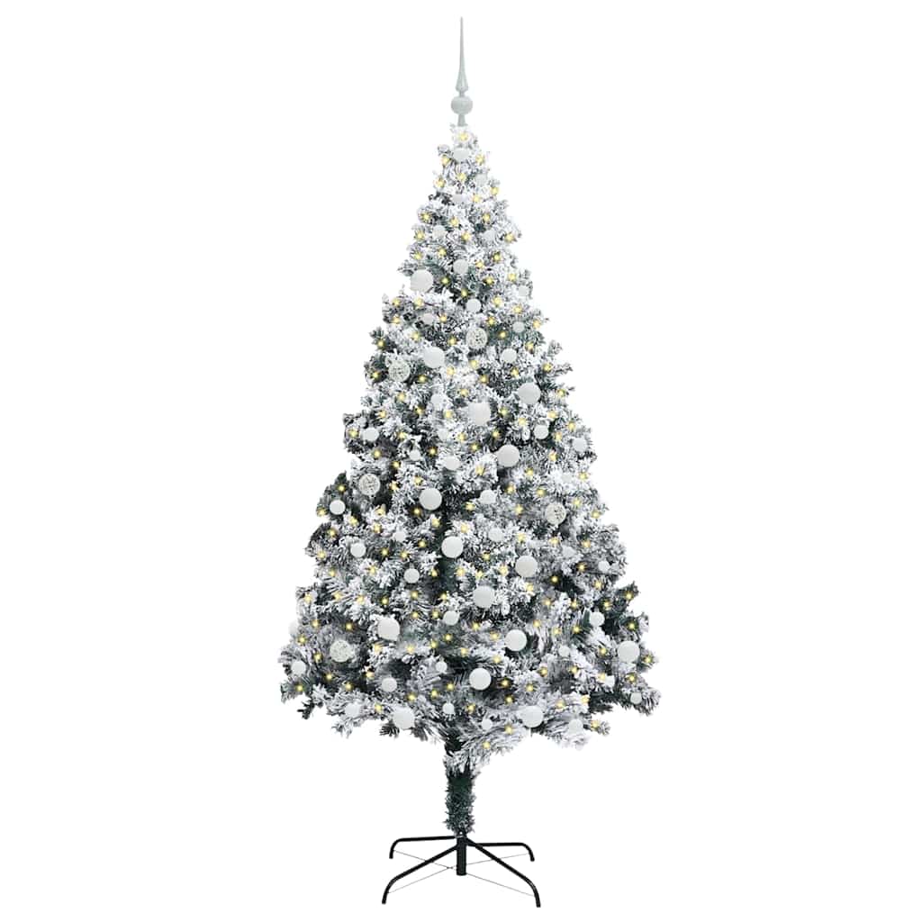 vidaXL Artificial Christmas Tree White 180 cm - 50361