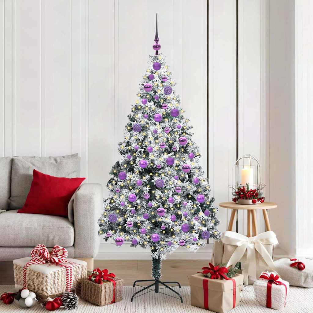 vidaXL Artificial Christmas Tree White 180 cm - 50362