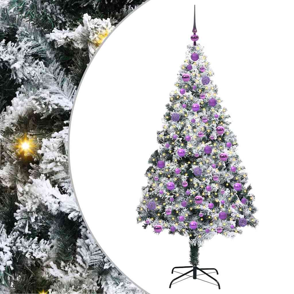 vidaXL Artificial Christmas Tree White 180 cm - 50362