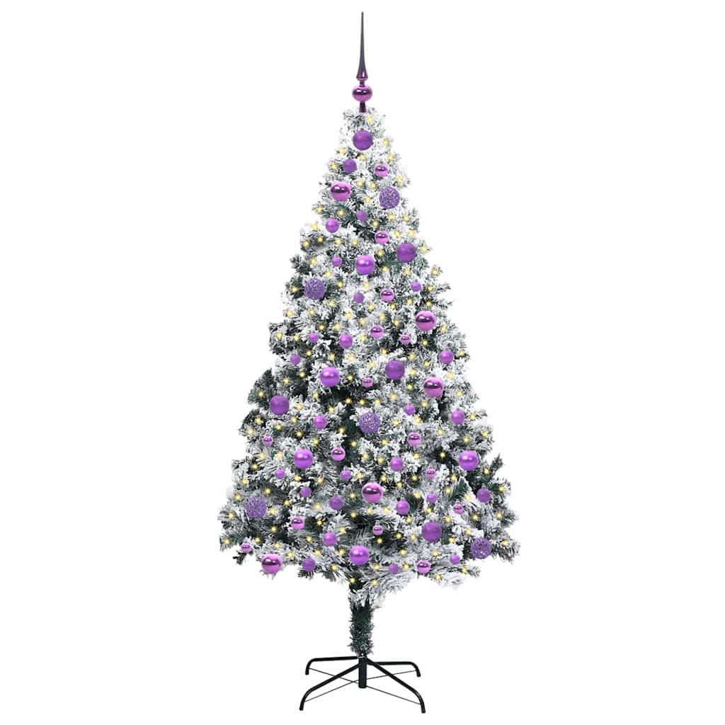 vidaXL Artificial Christmas Tree White 180 cm - 50362