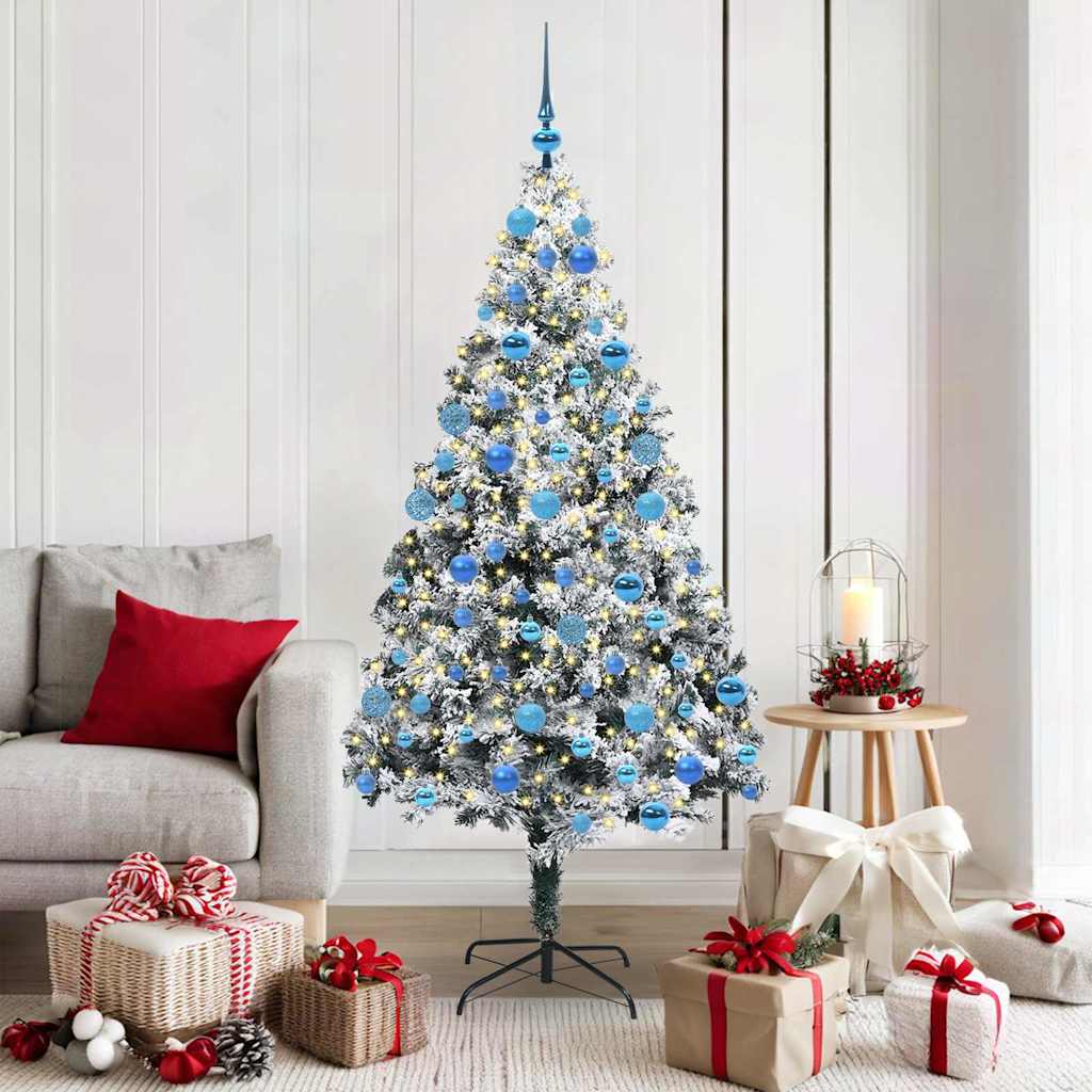 vidaXL Artificial Christmas Tree White 180 cm - 50371