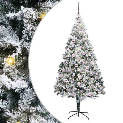 vidaXL Artificial Christmas Tree White 210 cm - 50381
