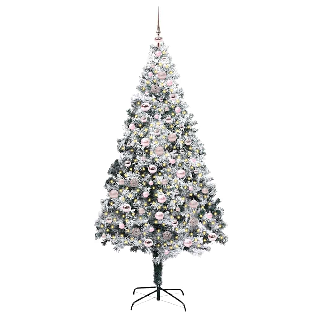 vidaXL Artificial Christmas Tree White 210 cm - 50381
