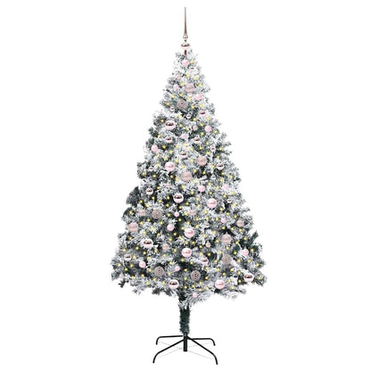 vidaXL Artificial Christmas Tree White 210 cm - 50381