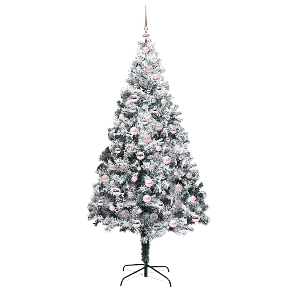 vidaXL Artificial Christmas Tree White 210 cm - 50381