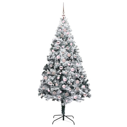 vidaXL Artificial Christmas Tree White 210 cm - 50381