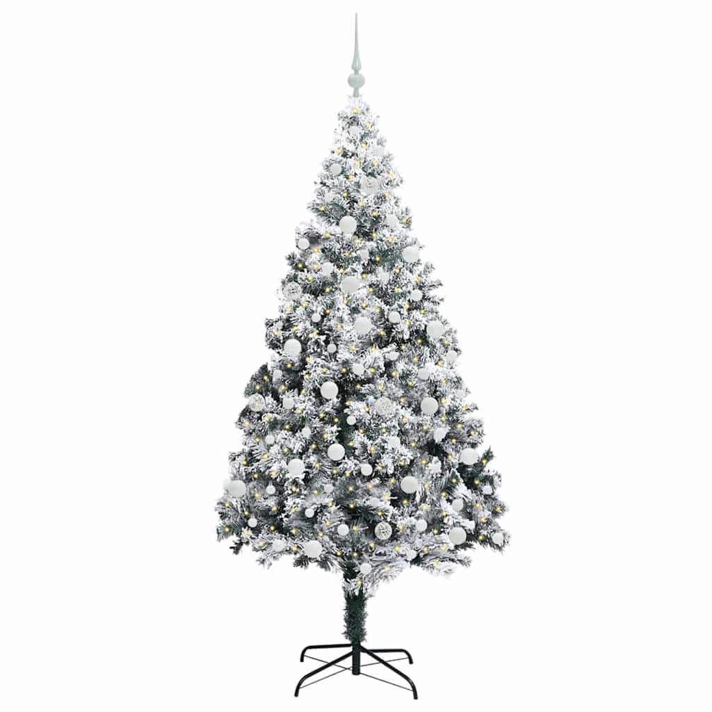 vidaXL Artificial Christmas Tree White 210 cm - 50390