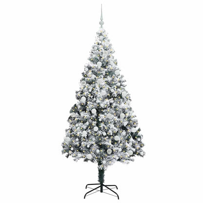 vidaXL Artificial Christmas Tree White 210 cm - 50390