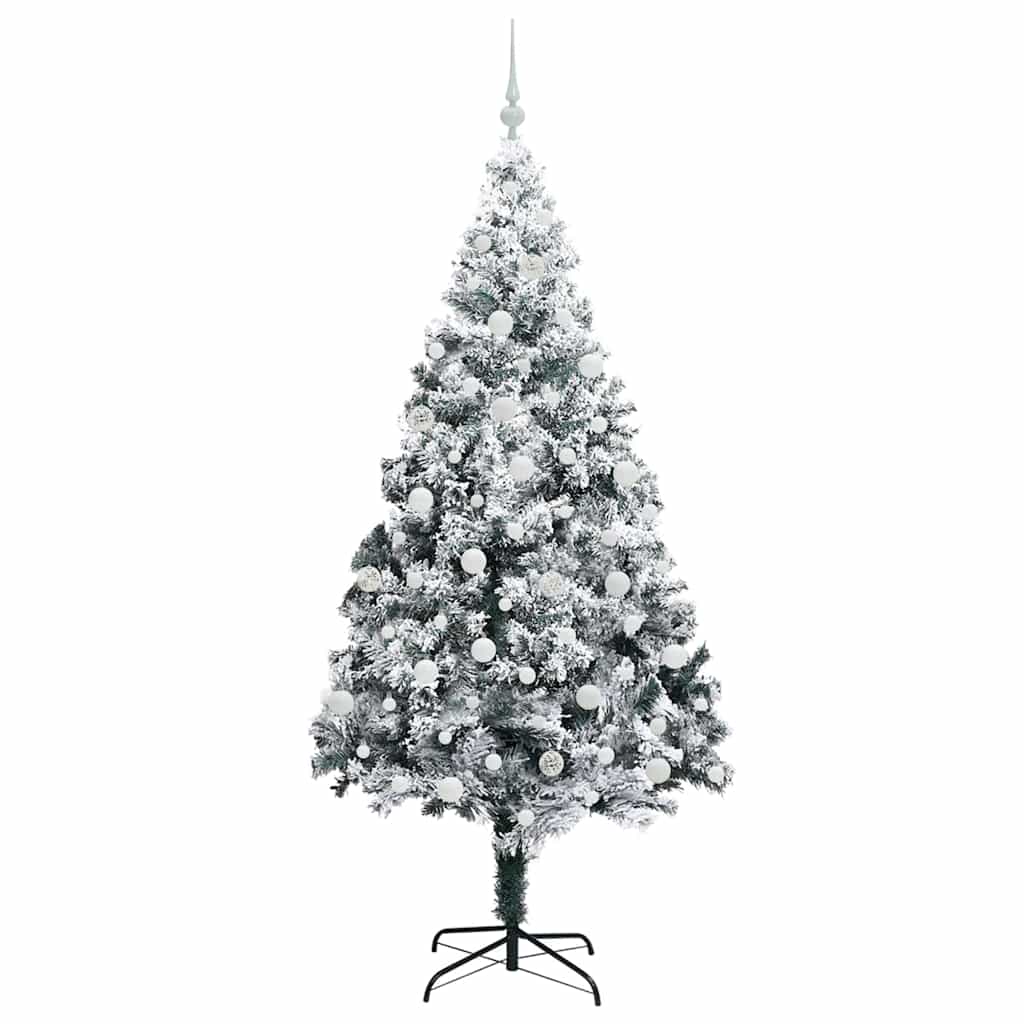 vidaXL Artificial Christmas Tree White 210 cm - 50390