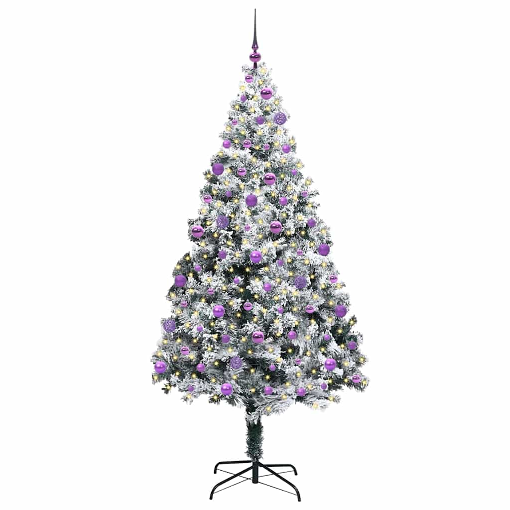 vidaXL Artificial Christmas Tree White 210 cm - 50395