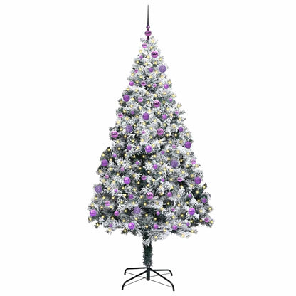 vidaXL Artificial Christmas Tree White 210 cm - 50395