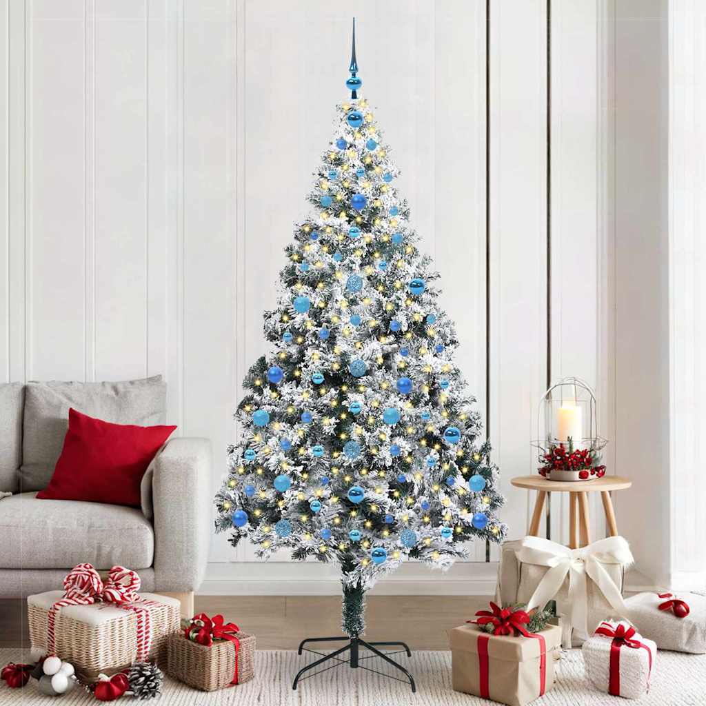 vidaXL Artificial Christmas Tree White 210 cm - 50404