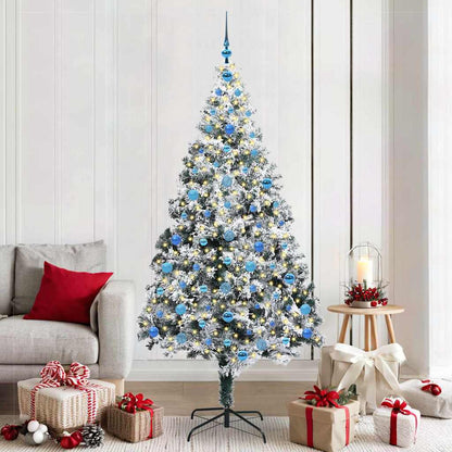 vidaXL Artificial Christmas Tree White 210 cm - 50404