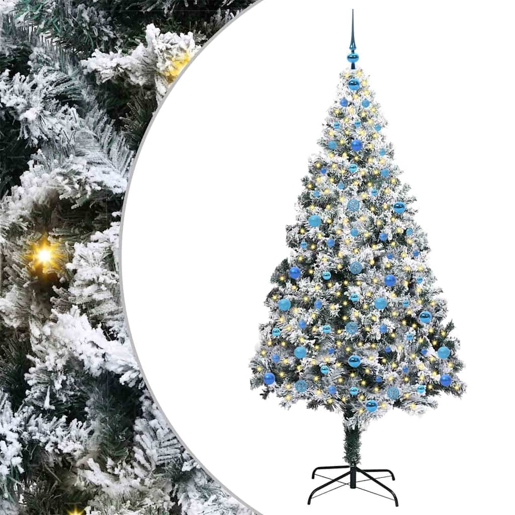 vidaXL Artificial Christmas Tree White 210 cm - 50404