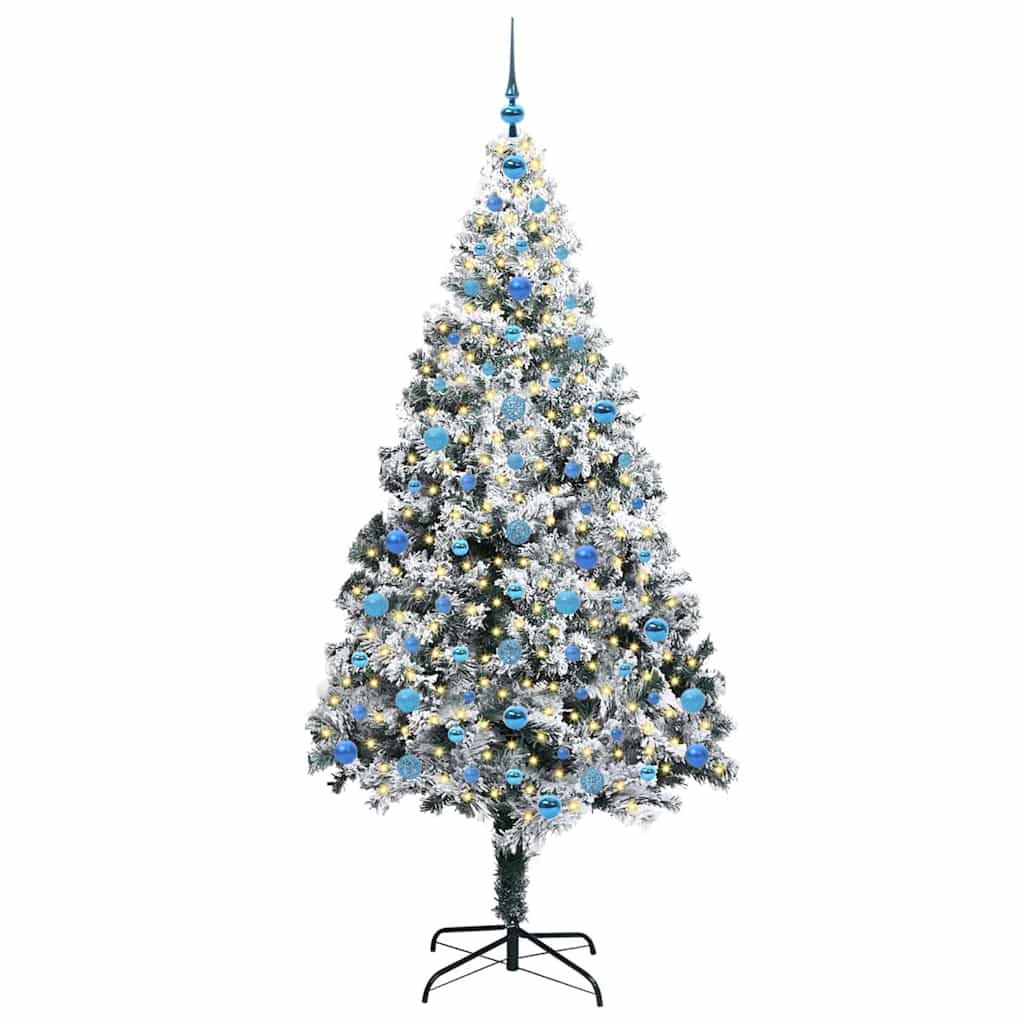 vidaXL Artificial Christmas Tree White 210 cm - 50404