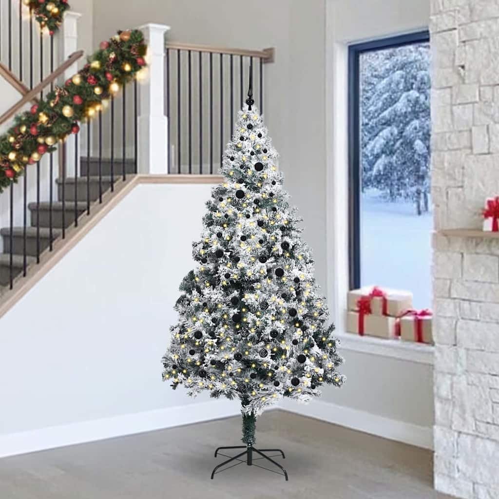 vidaXL Artificial Christmas Tree White 240 cm - 50415