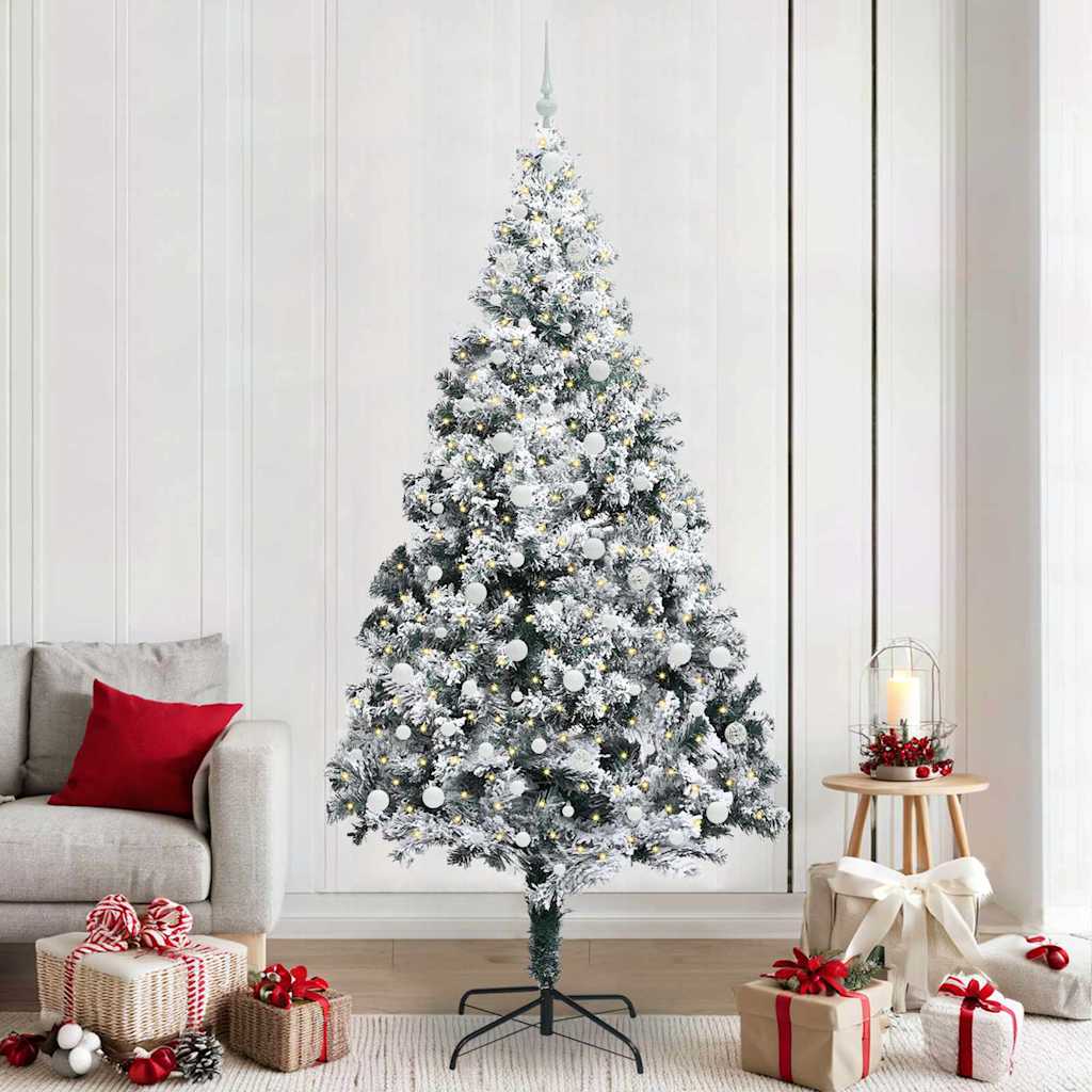 vidaXL Artificial Christmas Tree White 240 cm - 50419