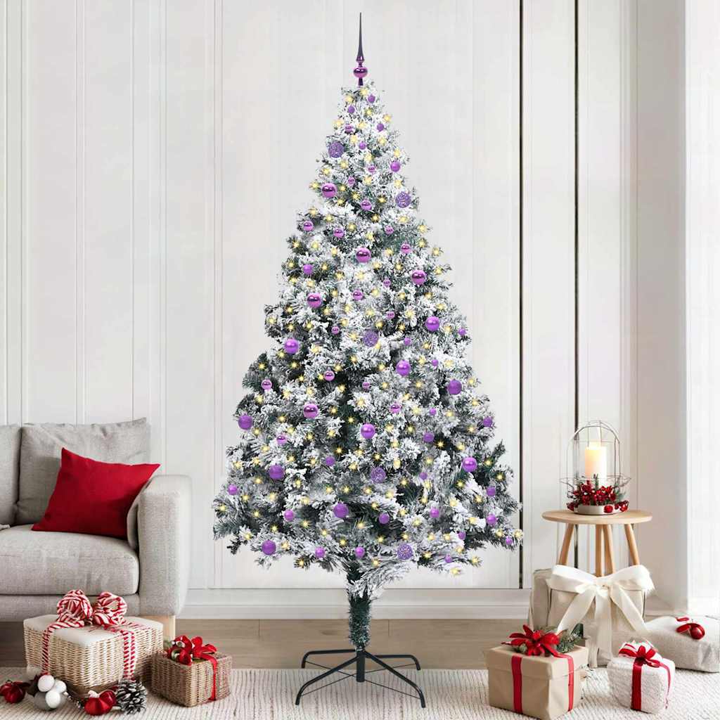 vidaXL Artificial Christmas Tree White 240 cm - 50420