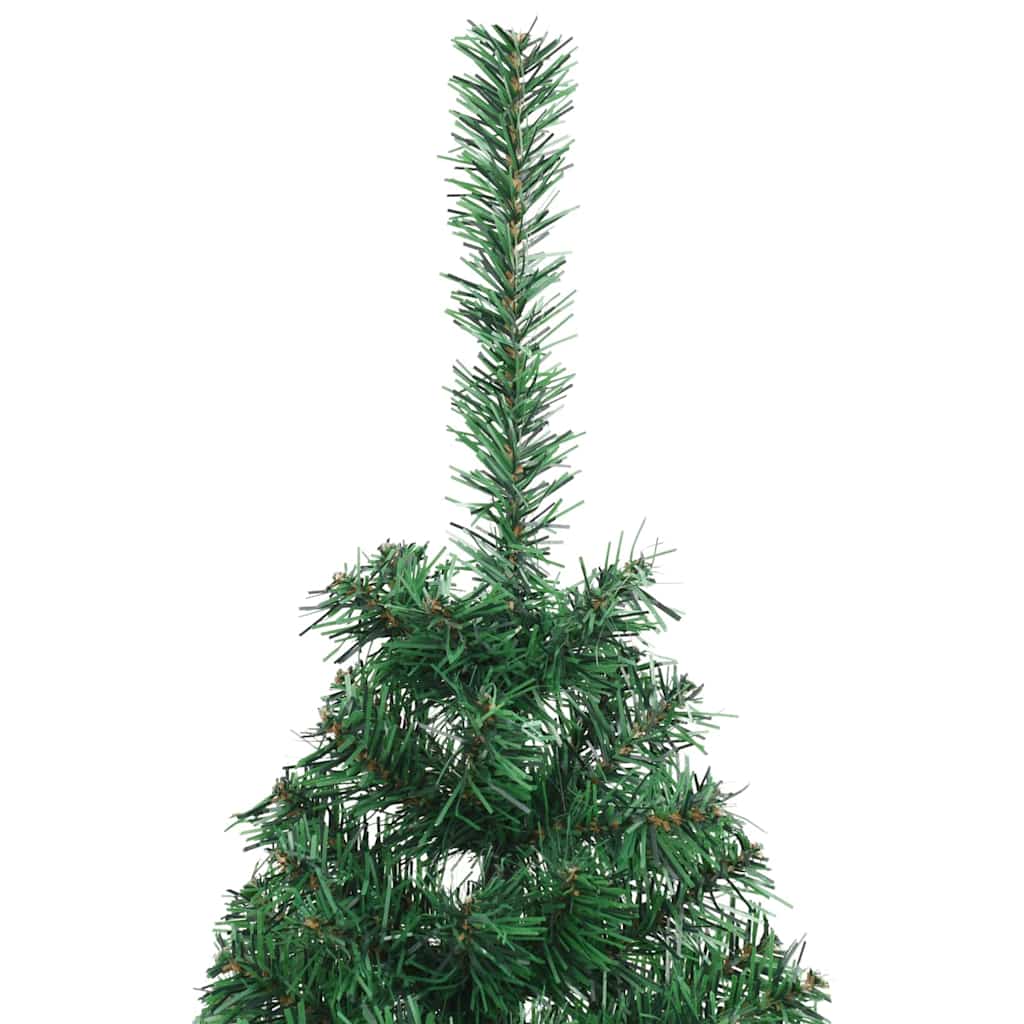 vidaXL Artificial Pre-lit Christmas Tree Green 150 cm PVC - 50482