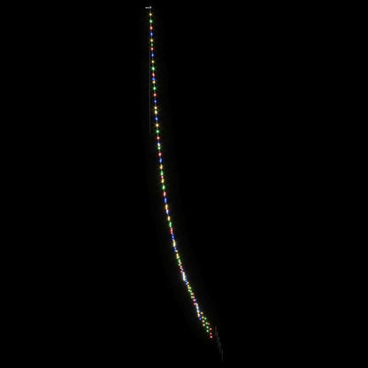 vidaXL LED Christmas Tree with Ground Spikes Multicolour 511 cm Metal