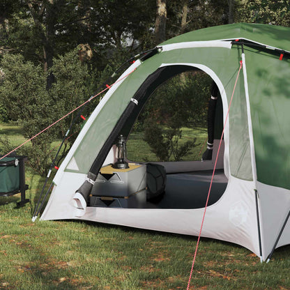 vidaXL Dome Tent with Removable Rainfly 4-Person Green
